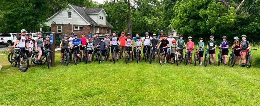 Hellbenders riders during a team ride